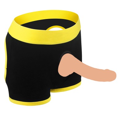 Fikuśne męskie majtki strap-on z otworami na pupę Fikuśne męskie majtki strap-on z otworami na pupę