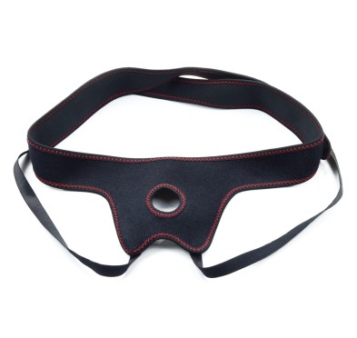 Szelki strap-on wykonane z elastycznego materiału Szelki strap-on wykonane z elastycznego materiału