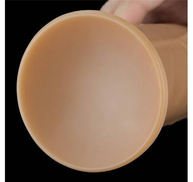 Silikonowy analny penis z przyssawką żylasty 23cm Silikonowy analny penis z przyssawką żylasty 23cm