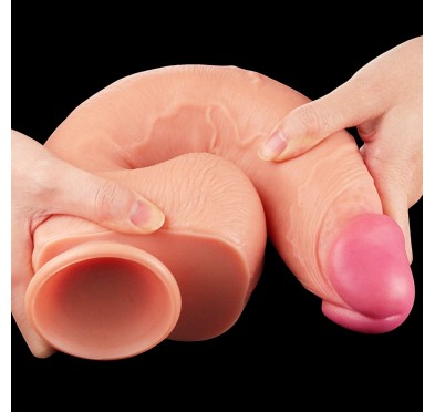 Grube realistyczne żylaste dildo przyssawka 30,5cm Grube realistyczne żylaste dildo przyssawka 30,5cm