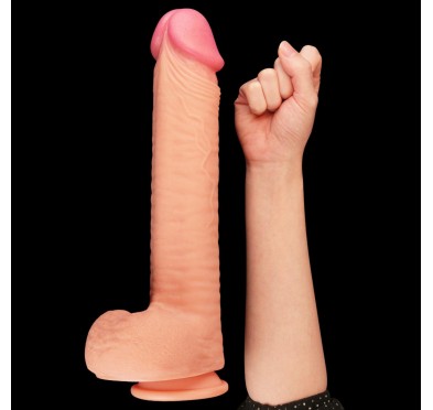 Ogromne dildo realistyczny wygląd przyssawka 30 cm Ogromne dildo realistyczny wygląd przyssawka 30 cm