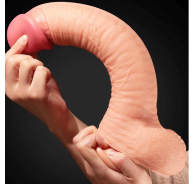 Ogromne dildo realistyczny wygląd przyssawka 30 cm Ogromne dildo realistyczny wygląd przyssawka 30 cm