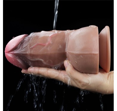 Grube dildo żylaste realistyczne obwód 21,5cm Grube dildo żylaste realistyczne obwód 21,5cm