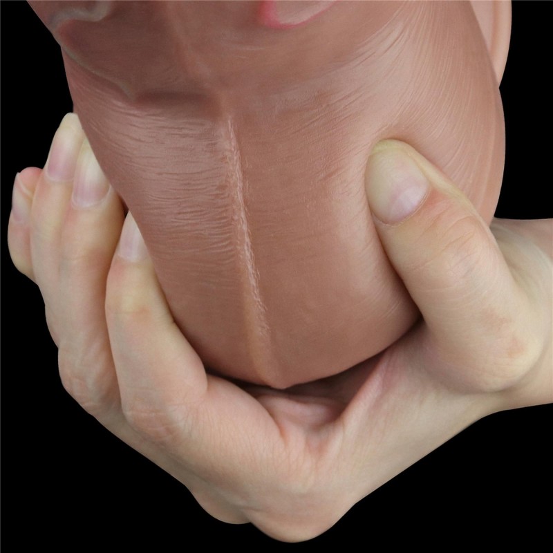 Grube dildo żylaste realistyczne obwód 21,5cm Grube dildo żylaste realistyczne obwód 21,5cm