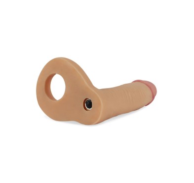 Gumowy analny strap-on otwór na penisa giętki 15cm Gumowy analny strap-on otwór na penisa giętki 15cm