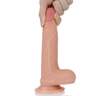 Penis na przyssawce zabawka erotyczna żylasty 18,5 Penis na przyssawce zabawka erotyczna żylasty 18,5