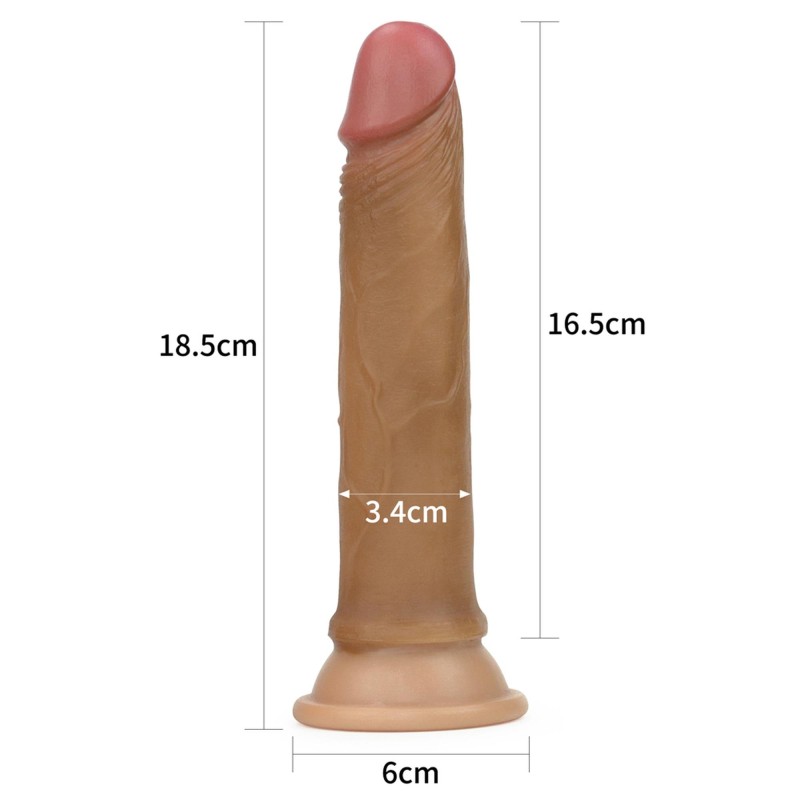 Duże giętkie dildo na przyssawce sex zabawka 18,5 Duże giętkie dildo na przyssawce sex zabawka 18,5