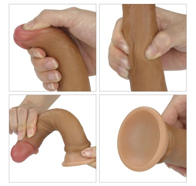 Duże giętkie dildo na przyssawce sex zabawka 18,5 Duże giętkie dildo na przyssawce sex zabawka 18,5