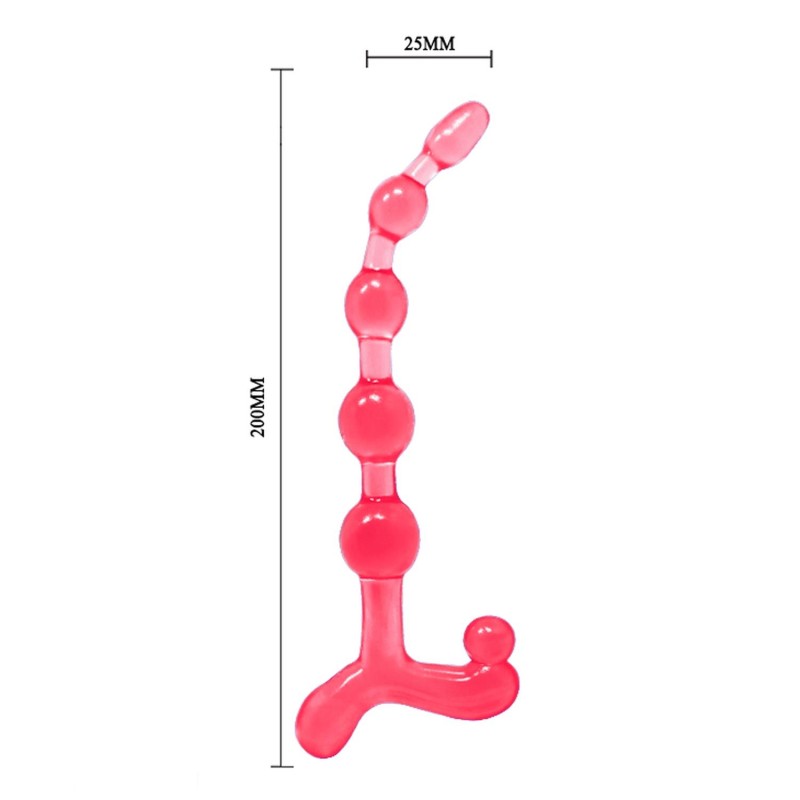 koraliki sonda analna silikonowe 20cm różne kolory koraliki sonda analna silikonowe 20cm różne kolory
