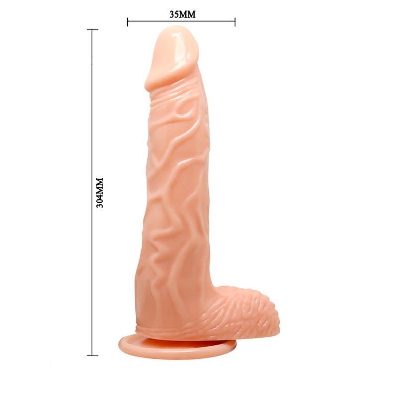 Wyżyłowane duże dildo penis z przyssawką 30,5 cm Wyżyłowane duże dildo penis z przyssawką 30,5 cm