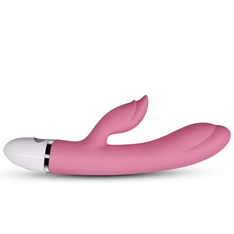 Jasnoróżowy wibrator stymulator łechtaczki 20,5 cm Jasnoróżowy wibrator stymulator łechtaczki 20,5 cm