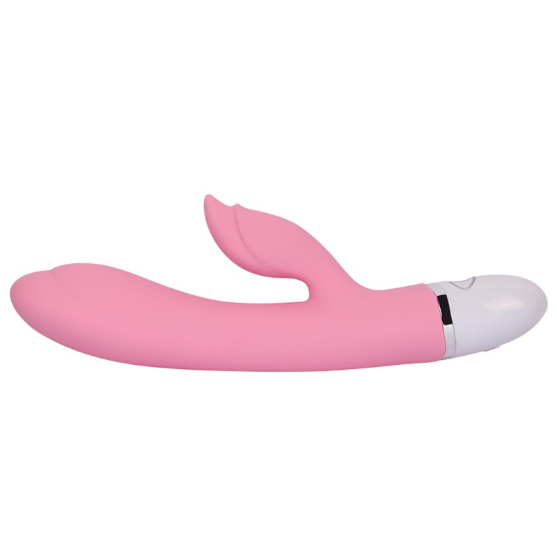 Jasnoróżowy wibrator stymulator łechtaczki 20,5 cm Jasnoróżowy wibrator stymulator łechtaczki 20,5 cm