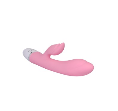 Jasnoróżowy wibrator stymulator łechtaczki 20,5 cm Jasnoróżowy wibrator stymulator łechtaczki 20,5 cm