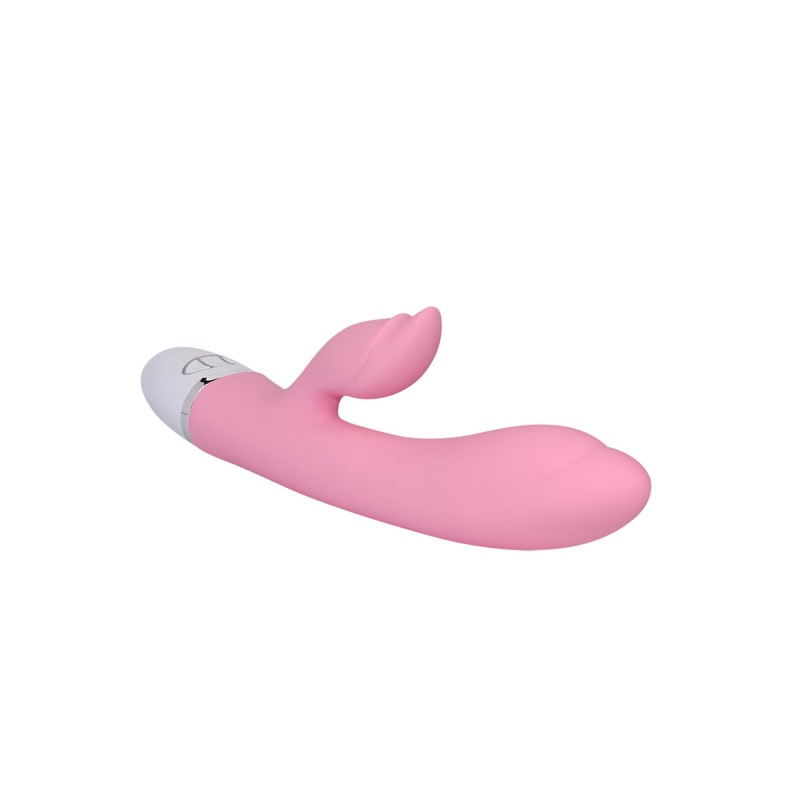 Jasnoróżowy wibrator stymulator łechtaczki 20,5 cm Jasnoróżowy wibrator stymulator łechtaczki 20,5 cm