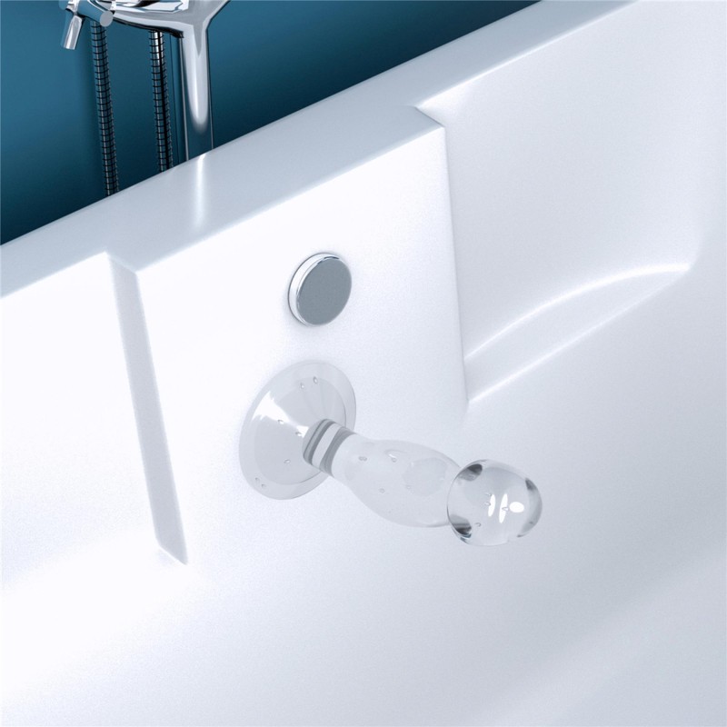 Długie dildo z grubą końcówką i przyssawką Długie dildo z grubą końcówką i przyssawką