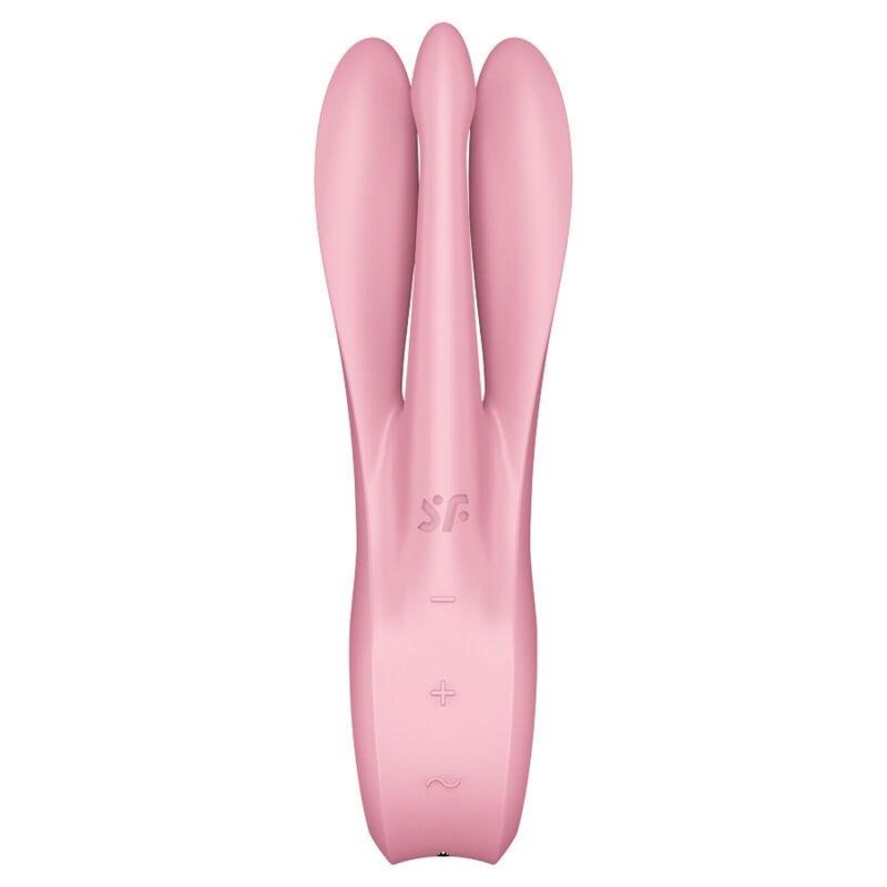 Wibrator wielofunkcyjny Satisfyer Threesome 1 róż Wibrator wielofunkcyjny Satisfyer Threesome 1 róż