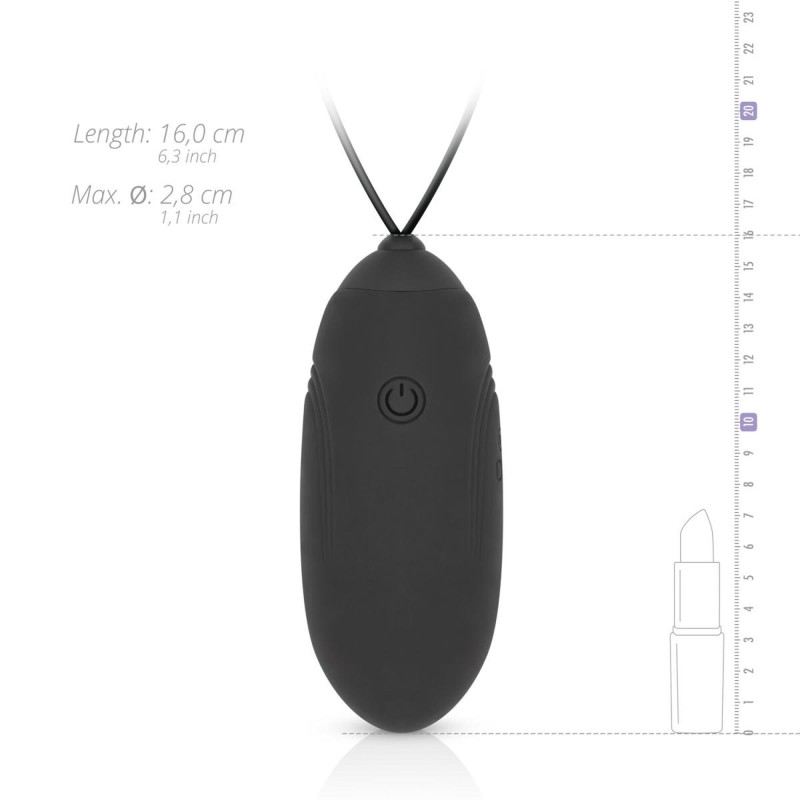 Mocne jajko wibrujące wodoodporne pilot 10 trybów Mocne jajko wibrujące wodoodporne pilot 10 trybów