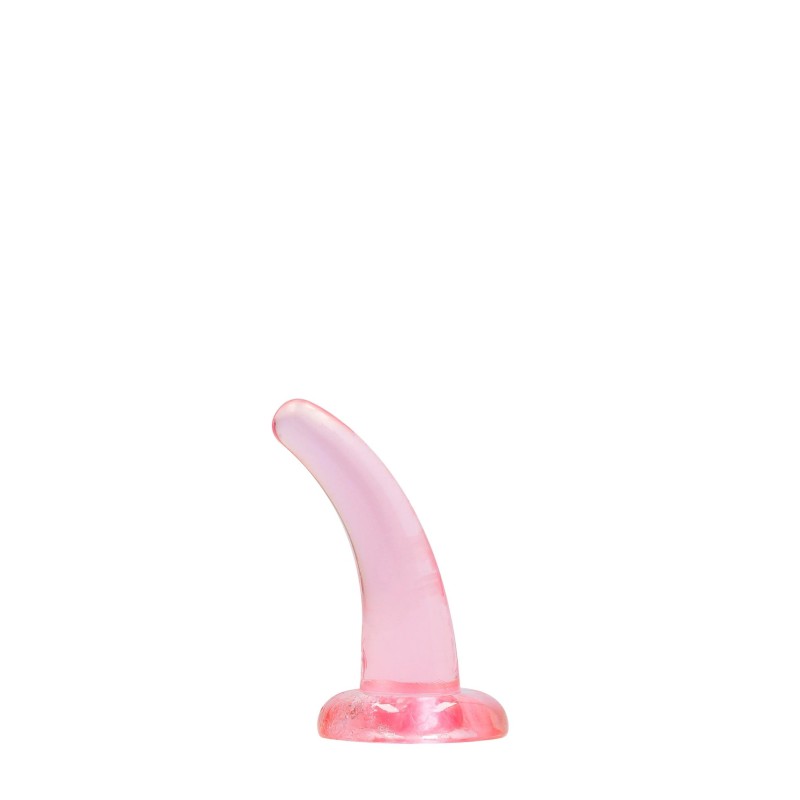 Dildo zakrzywione małe z mocną przyssawką 12 cm Dildo zakrzywione małe z mocną przyssawką 12 cm