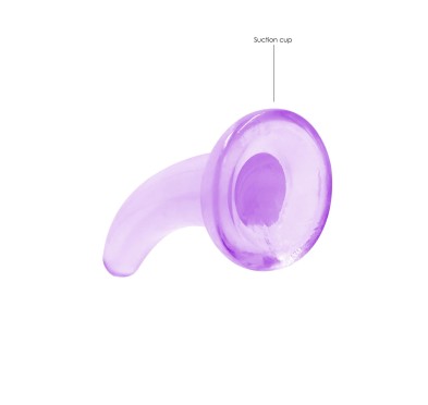 Dildo zakrzywione fiolet z mocną przyssawką 12 cm Dildo zakrzywione fiolet z mocną przyssawką 12 cm