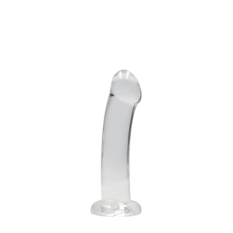 Proste lekko zagięte dildo z przyssawką 16,6 cm Proste lekko zagięte dildo z przyssawką 16,6 cm