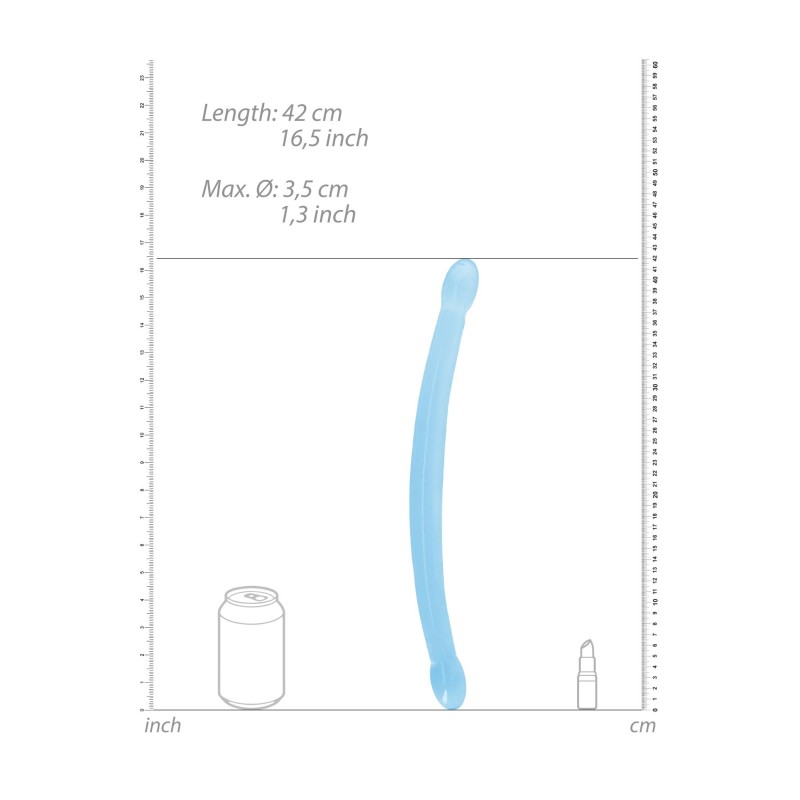 Gładkie podwójne dildo do sexu lesbijskiego 42 cm Gładkie podwójne dildo do sexu lesbijskiego 42 cm