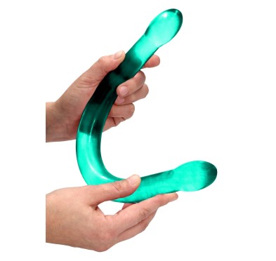 Podwójne gładkie dildo do sexu lesbijskiego 42 cm Podwójne gładkie dildo do sexu lesbijskiego 42 cm