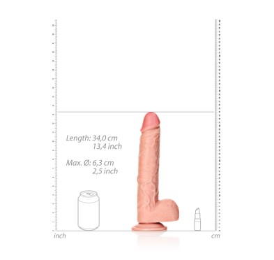 Realistyczny wielki penis żylaste dildo 34 cm Realistyczny wielki penis żylaste dildo 34 cm