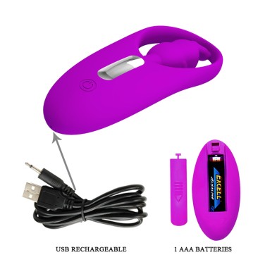 Mały wibrator masażer łechtaczki do majtek USB Mały wibrator masażer łechtaczki do majtek USB