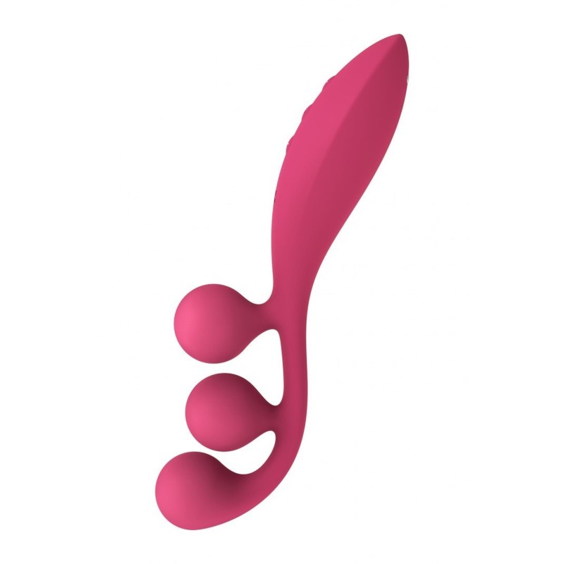 Wibrator wielofunkcyjny Satisfyer Tri Ball 1 red Wibrator wielofunkcyjny Satisfyer Tri Ball 1 red