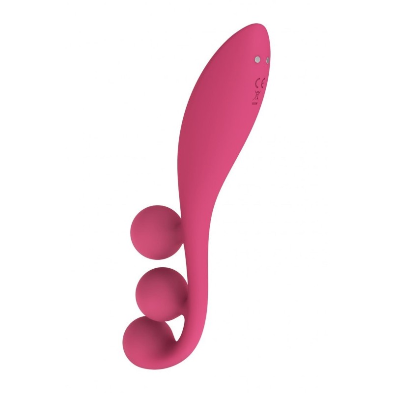 Wibrator wielofunkcyjny Satisfyer Tri Ball 1 red Wibrator wielofunkcyjny Satisfyer Tri Ball 1 red