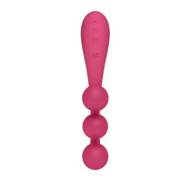 Wibrator wielofunkcyjny Satisfyer Tri Ball 1 red Wibrator wielofunkcyjny Satisfyer Tri Ball 1 red