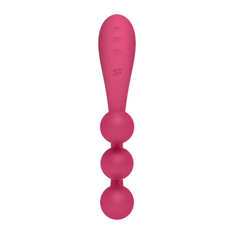 Wibrator wielofunkcyjny Satisfyer Tri Ball 1 red Wibrator wielofunkcyjny Satisfyer Tri Ball 1 red