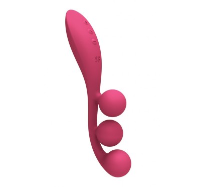 Wibrator wielofunkcyjny Satisfyer Tri Ball 1 red Wibrator wielofunkcyjny Satisfyer Tri Ball 1 red