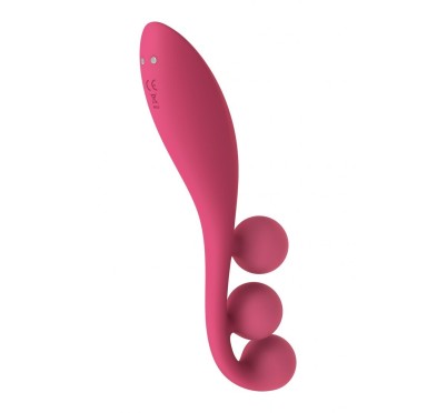 Wibrator wielofunkcyjny Satisfyer Tri Ball 1 red Wibrator wielofunkcyjny Satisfyer Tri Ball 1 red