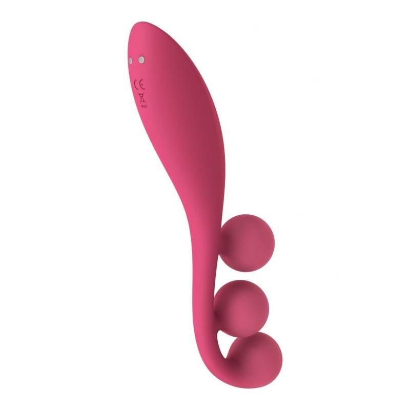 Wibrator wielofunkcyjny Satisfyer Tri Ball 1 red Wibrator wielofunkcyjny Satisfyer Tri Ball 1 red
