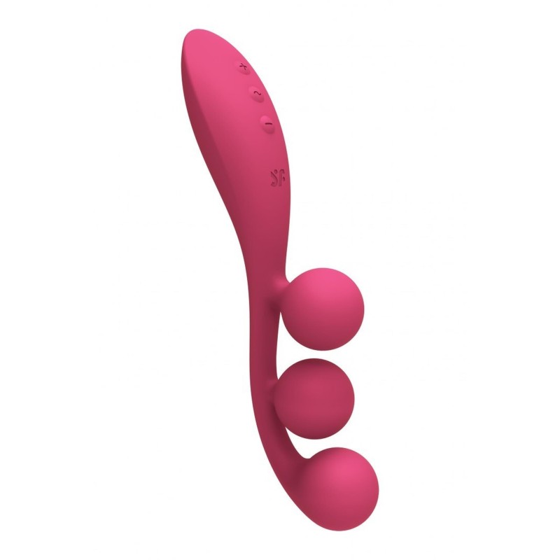 Wibrator wielofunkcyjny Satisfyer Tri Ball 1 red Wibrator wielofunkcyjny Satisfyer Tri Ball 1 red