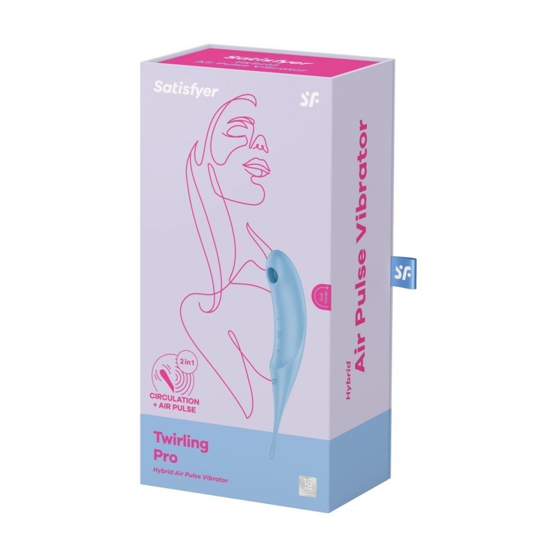 Stymulator powietrzny Satisfyer Twirling Pro Blue Stymulator powietrzny Satisfyer Twirling Pro Blue