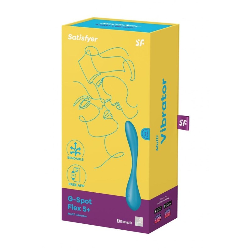 Wibrator punktu G Satisfyer G-Spot Flex 5+ petrol Wibrator punktu G Satisfyer G-Spot Flex 5+ petrol