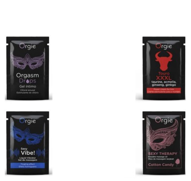 Żel intymny stymulujący łechtaczkę zestaw 4x2ml