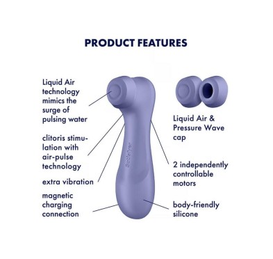 Masażer powietrzny bezdotykowy Satisfyer Pro 2 Masażer powietrzny bezdotykowy Satisfyer Pro 2