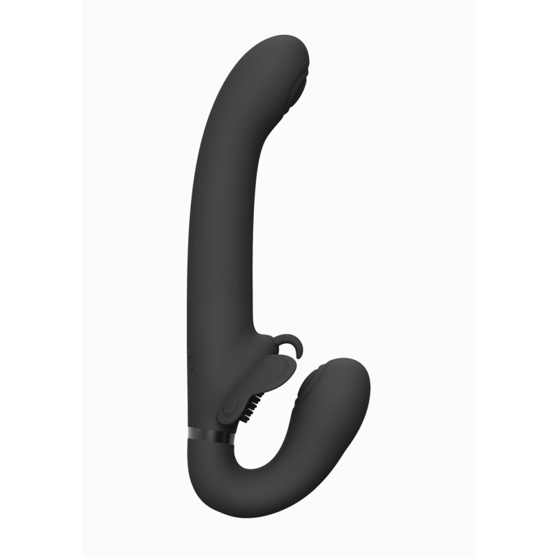 Wibrator strap-on strapless les 23cm 3x10 trybów Wibrator strap-on strapless les 23cm 3x10 trybów