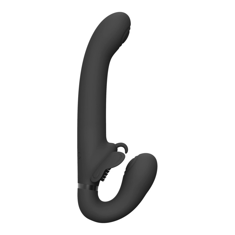 Wibrator strap-on strapless les 23cm 3x10 trybów Wibrator strap-on strapless les 23cm 3x10 trybów