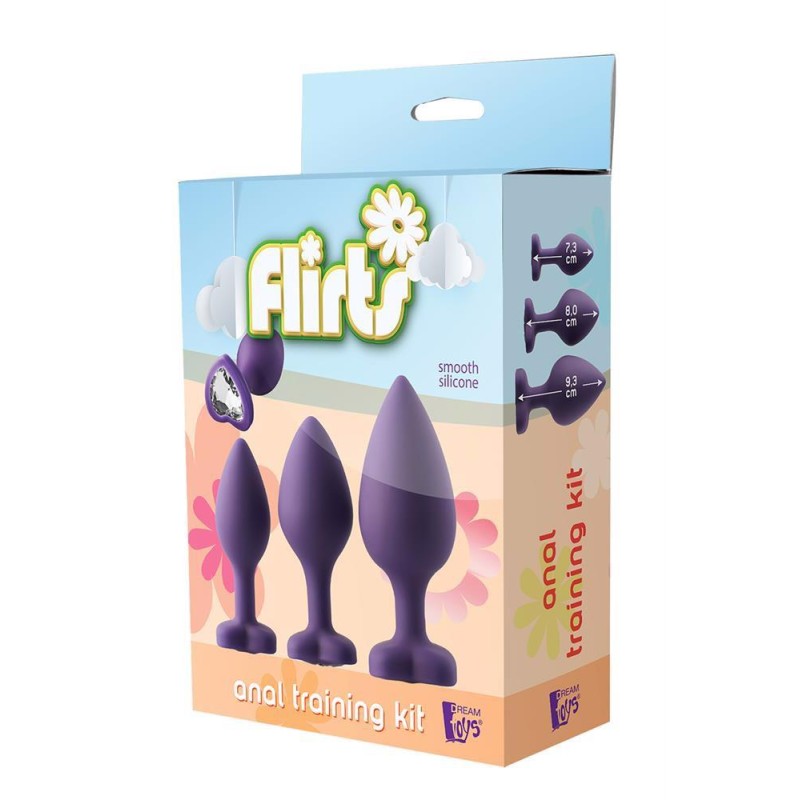 Zestaw 3x korek analny ozdobny diament sex plug Zestaw 3x korek analny ozdobny diament sex plug
