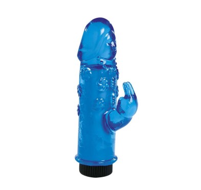 Wibrator z masażerem łechtaczki jak mini penis 13c Wibrator z masażerem łechtaczki jak mini penis 13c