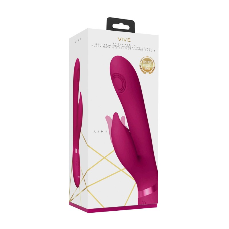 Wibrator króliczek masażer pulsacje 22cm 10trybów Wibrator króliczek masażer pulsacje 22cm 10trybów