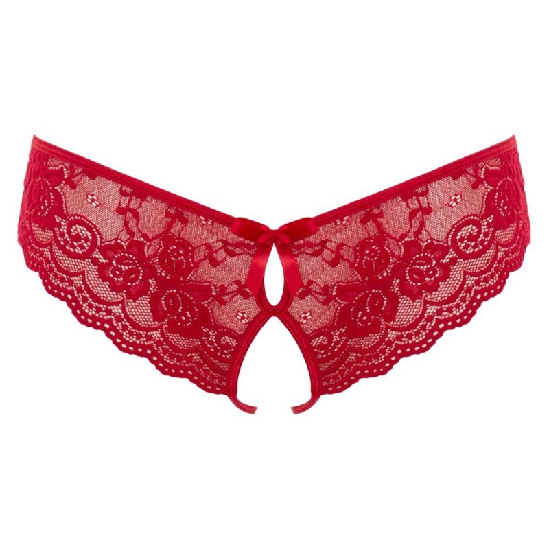 Lace Briefs Crotchless M