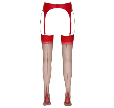Stockings skin/red 4