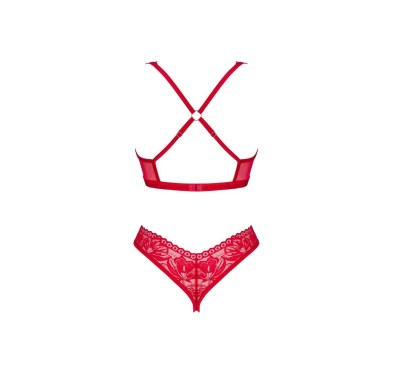 Lacelove komplet 2-częściowy otwarty XL/2XL