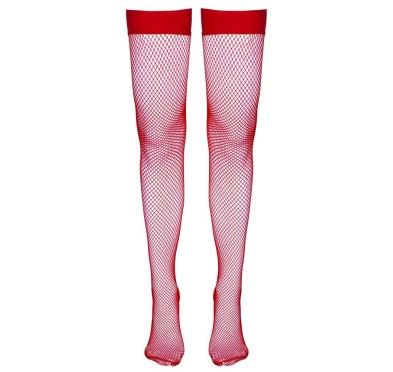 Hold-up Stockings red M