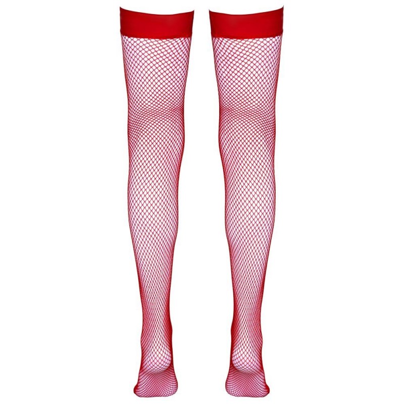 Hold-up Stockings red M